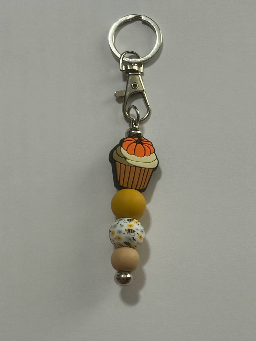 Beaded Silicone Charm Keychains (Western, Coffee & Fall Themes)